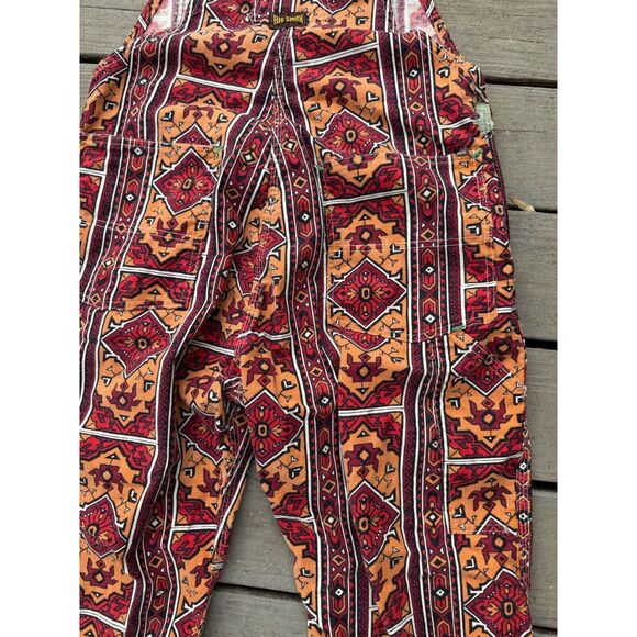 Big Smith Overalls Womens 1960's 34x30 Vintage Aztec Pockets Relaxed Fit VTG - Picture 10 of 14